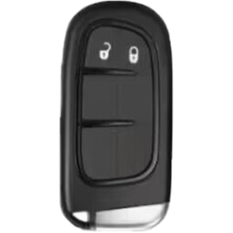 Jeep Compass , Trailhawk 2 Button Metal  Key Cover Case