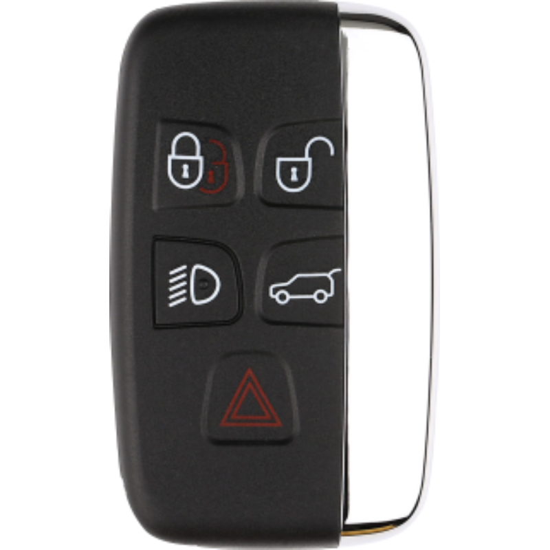 5 Button Metal Key Cover For Range Rover Evoque Velar Discovery LR4 Land Rover Sport