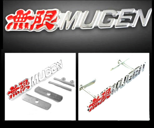 Front Grill MUGE 3D Car Emblem Tuning Metal Logo Badge