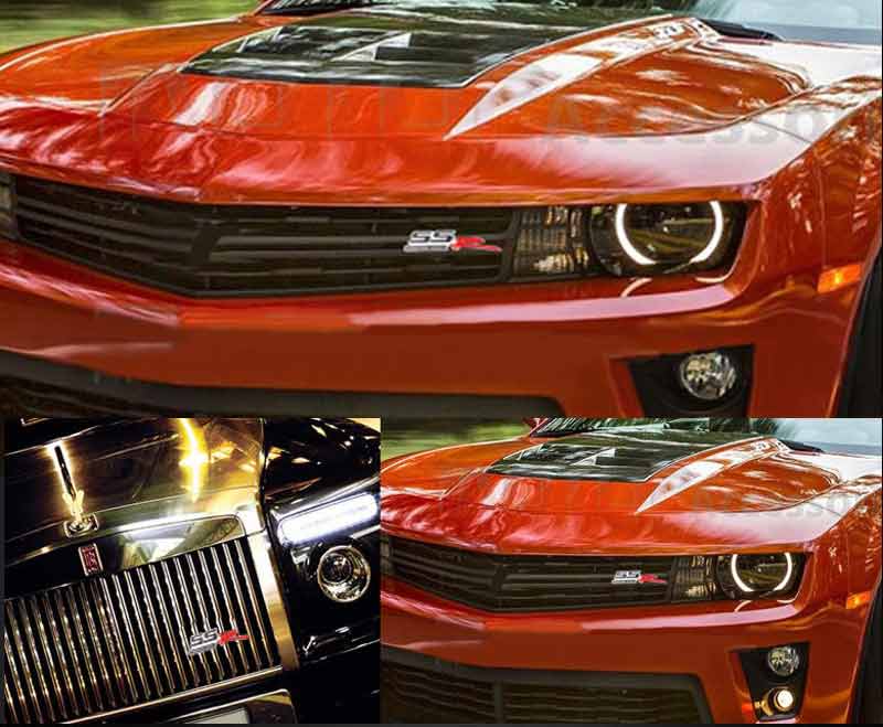 1pc Front Grill SSR 3D Car Emblem Tuning Metal Logo Badge