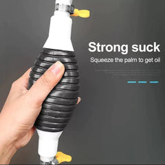 FUEL TRANSFER PUMP KIT, HIGH FLOW SIPHON HAND OIL PUMP, PORTABLE MANUAL CAR FUEL PUMP FOR PETROL DIESEL OIL LIQUID WATER TRANSFER PUMP