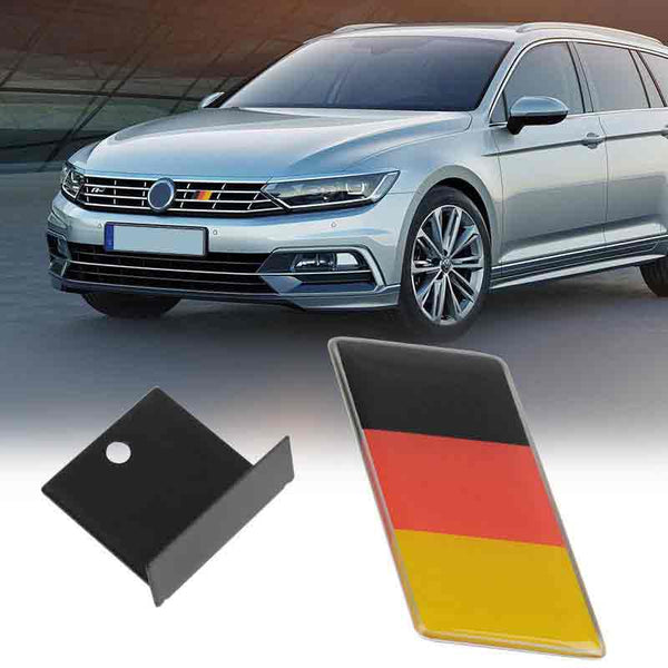 1pc Front Grill German Flag 3D Car Emblem Tuning Metal Logo Badge