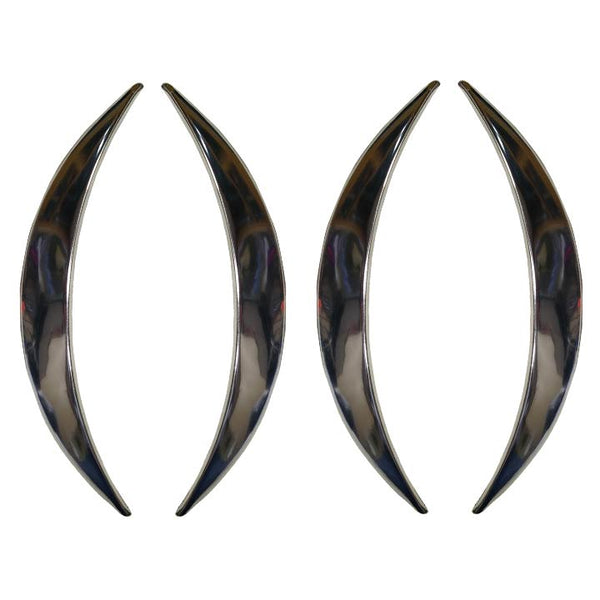 Universal Car Body Kits Fender Flares Wheel LIP Chrome 550x60mm 4Pcs.