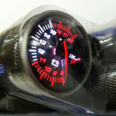 Glossy Black Pillar Meter Gauges Series Tachometer Pillar RPM Meter Gauge Water TEMPREATURE Pillar Volt Meter Pillar Gauge