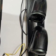 Glossy Black Pillar Meter Gauges Series Tachometer Pillar RPM Meter Gauge Water TEMPREATURE Pillar Volt Meter Pillar Gauge