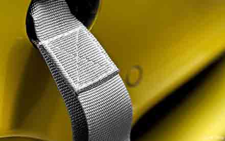 Tow Strap Racing Ribbon Stainless Steel Hardware