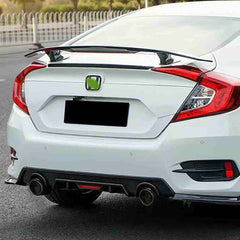 GT Wing Spoiler 52.3Inch, Universal Lightweight ABS Car Rear Spoiler Wing, GT Style, Racing Spoiler JDM Style(Comes Without Color)
