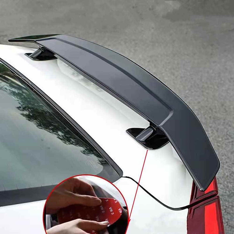 GT Wing Spoiler 52.3Inch, Universal Lightweight ABS Car Rear Spoiler Wing, GT Style, Racing Spoiler JDM Style(Comes Without Color)