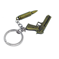 Gun Metal Keychain / Keyring / Key Ring / Key Chain