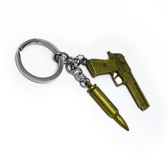 Gun Metal Keychain / Keyring / Key Ring / Key Chain