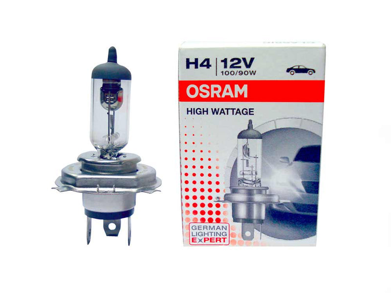 10pcs OSRAM H4 12V 100/90W P43t Halogen Headlight lamp Bulb
