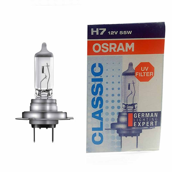 2pcs OSRAM H7 55W 12V 64210 PX26d Halogen Car Automotive Lamp