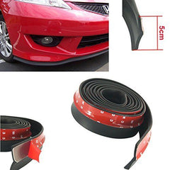 HCD-SKR001 Black Car Body Kit Bumper Lip Side Skirt Rubber Edge Decorative Protector Trim