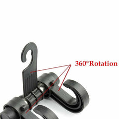 Car Vehicle Seat Headrest Bag Hanger Hook Holder Black