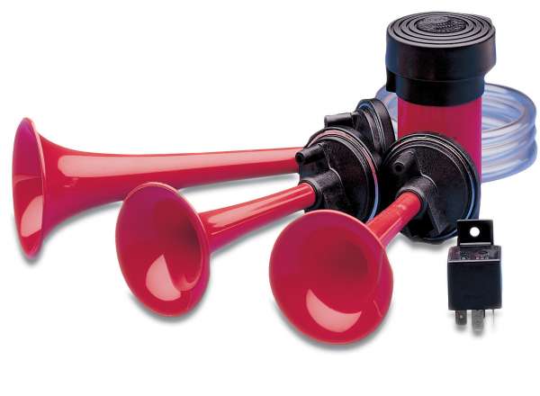 Hella Air Horn, 3-Trumpet, Triple Tone Kit (HL 3PD 003 001-981)