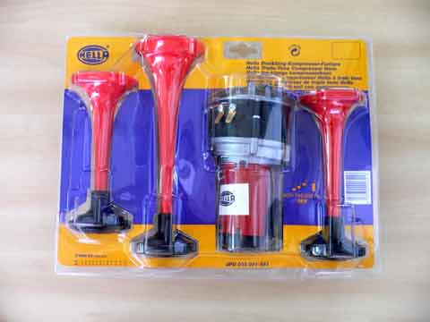 Hella Air Horn, 3-Trumpet, Triple Tone Kit (HL 3PD 003 001-981)