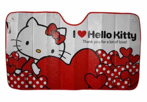 Plasaticolor BIG Car Front Metallic Windshield Window Sun Shade Cover (HK)