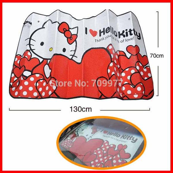 Plasaticolor BIG Car Front Metallic Windshield Window Sun Shade Cover (HK)