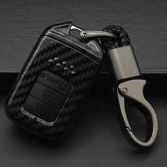 Honda 3 Button Honda City (2014+) ABS+Silicone Car Key Cover Case With Keychain