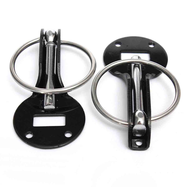 Universal Alloy Mount Bonnet Hood Pin Pins Lock Latch Kit Racing Sport Car Silver