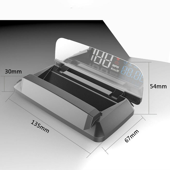 H400 Head Up Display Projector Car Speedometer Universal Auto HUD GPS Detector OBD2