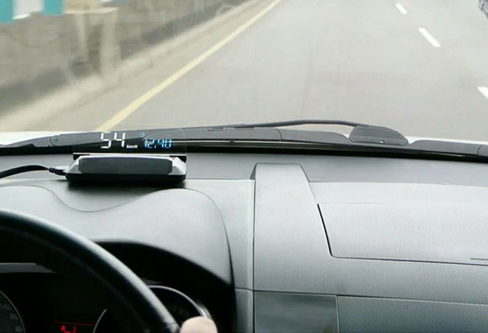 H400 Head Up Display Projector Car Speedometer Universal Auto HUD GPS Detector OBD2