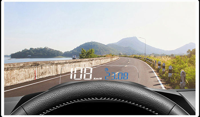 H400 Head Up Display Projector Car Speedometer Universal Auto HUD GPS Detector OBD2