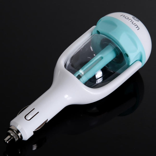 Mini Car Air Humidifier Essential Oil Diffuser Ultrasonic Aroma Mist Purifier (Assorted Color)