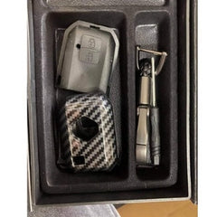 Hyundai Alcazar and Creta 2021 4 Button Smart Key Cover Case With Keychain