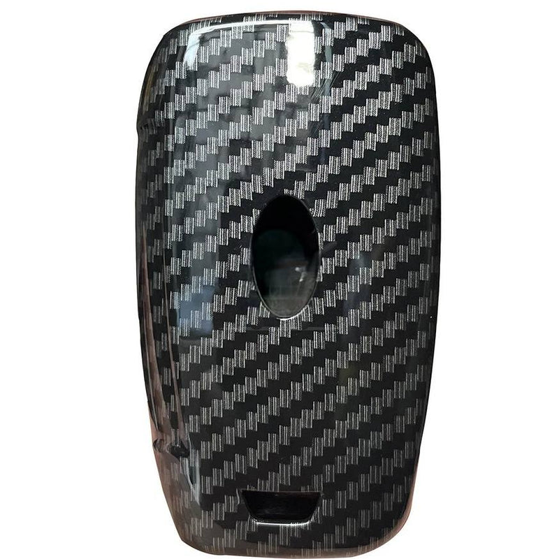 Hyundai Accent Kona 4 Button Carbon Fiber Remote Key Fob Key Cover Case With Keychain
