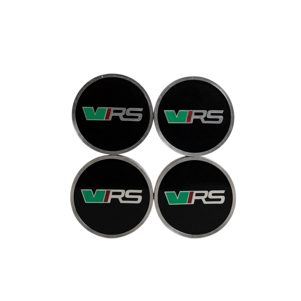4pcs VRS Emblem Car Wheel Center Hub Cap Caps Badge Sticker Decal 60mm