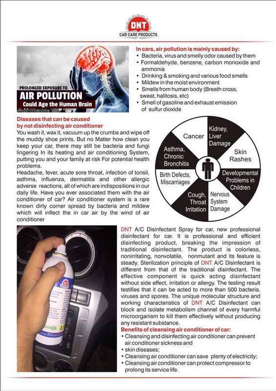 DNT Car AC Disinfectant Spray 350ml