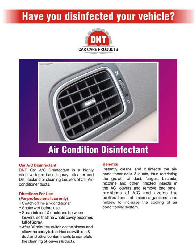 DNT Car AC Disinfectant Spray 350ml