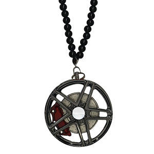 Star Black Car Mirror Pendant Decoration Metal Wheel Hub Hanging Ornaments Auto Interior