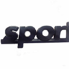 Sport' Underlined Car Badge/ Emblem ABS(Dark Blue)
