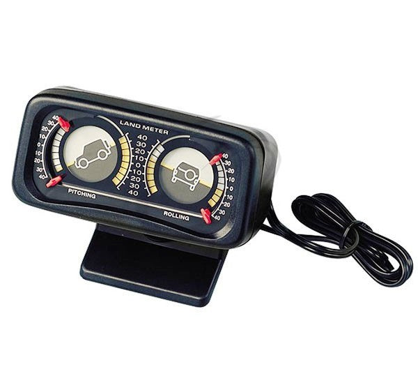 Jeep 4X4 Off Road Inclinometer / Clinometer / Landmeter Pitch & Roll Gauges with Back Light