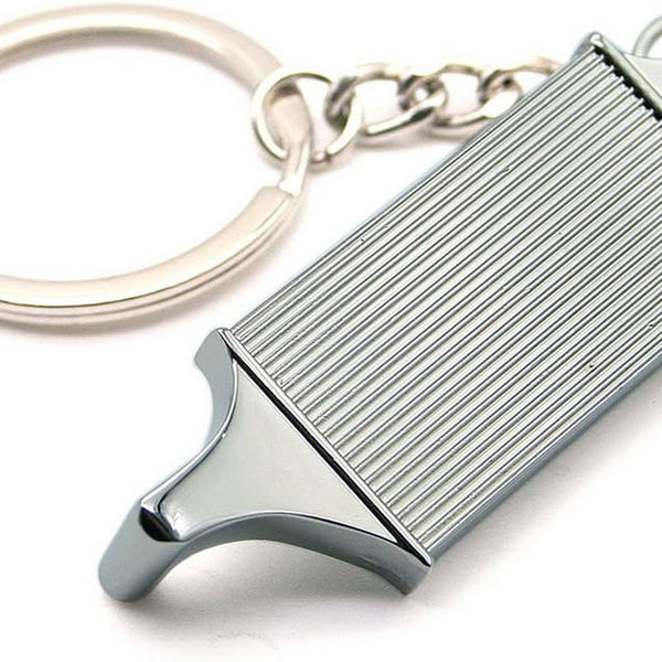 Intercooler Model Keychain Creative Accessories Hot Sale Auto Part Radiator Keyring Car Key Chain Ring Keyfob Keyring Key Holder