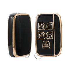 Jaguar/Range Rover 5 Button Smart TPU Key Cover For Evoque Velar Discovery LR4 Land Rover Sport XF XJ XE F-PACE F-Type