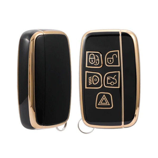 Jaguar/Range Rover 5 Button Smart TPU Key Cover For Evoque Velar Discovery LR4 Land Rover Sport XF XJ XE F-PACE F-Type