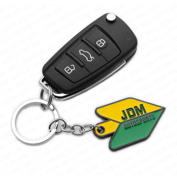 JDM 3D Logo Emblem Metal Keychain For Bikes And Cars