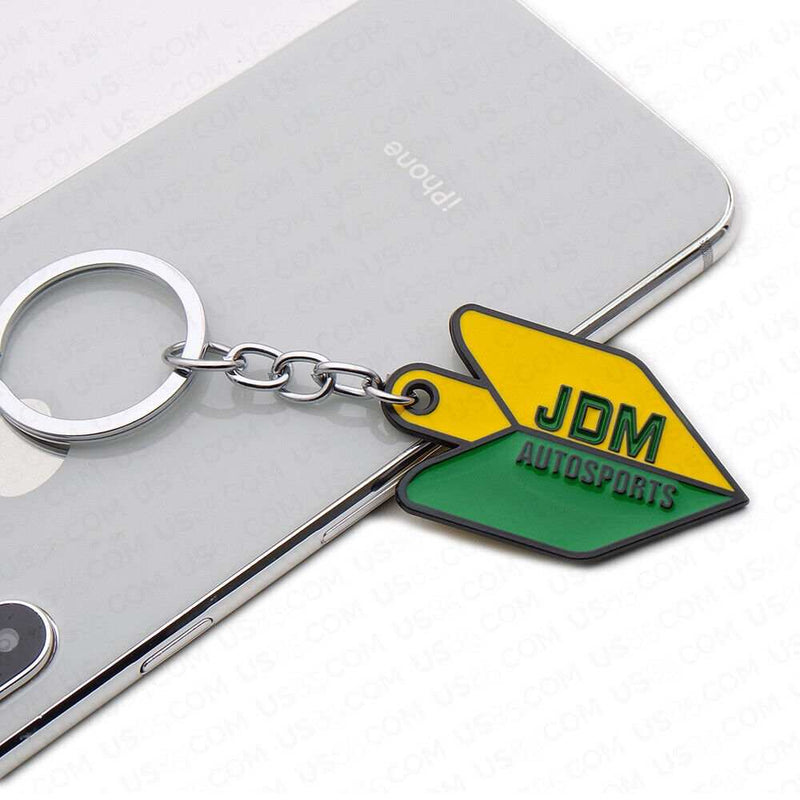 JDM 3D Logo Emblem Metal Keychain For Bikes And Cars
