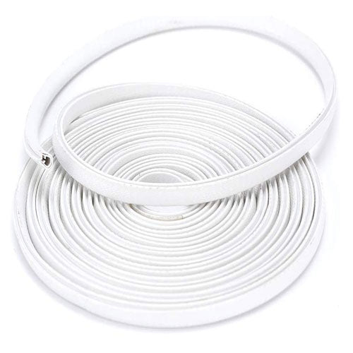 White Car Door Edge Guards U Shape Edge Trim Rubber Seal Protector Car Protection Door Edge(5 Meter) Fit for Most Car