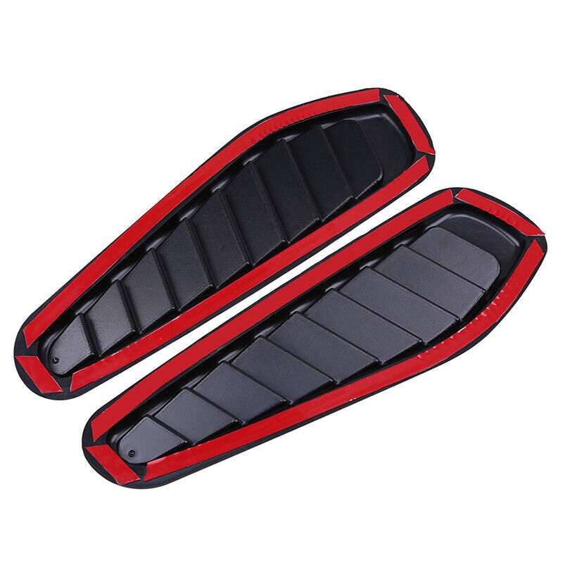Universal Sport Black Air Flow Vent Bonnet Car Front Hood Scoop Cover Trim Decor