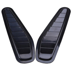 Universal Sport Black Air Flow Vent Bonnet Car Front Hood Scoop Cover Trim Decor