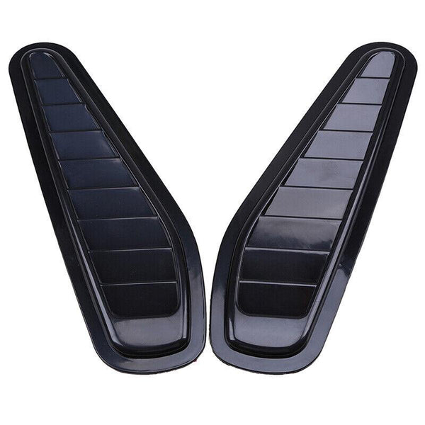 Universal Sport Black Air Flow Vent Bonnet Car Front Hood Scoop Cover Trim Decor