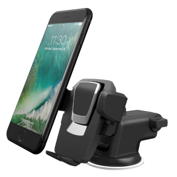New Adjustable Twist Smart Telescopic Universal Mobile Stand Premium Mobile Phone 360 Rotable Car Mount Holder(Assorted Colour)