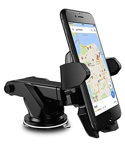 New Adjustable Twist Smart Telescopic Universal Mobile Stand Premium Mobile Phone 360 Rotable Car Mount Holder(Assorted Colour)