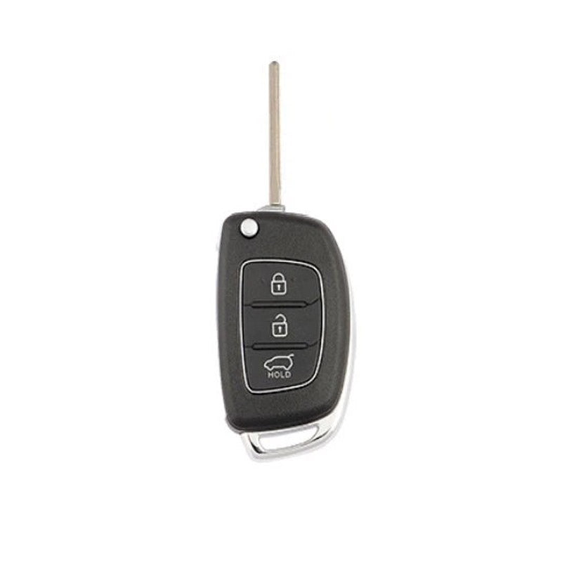 Metal Flip Key Cover And Keyring Fit For  I20, Verna, Xcent (2012-14)