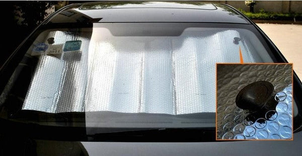 Car Front Metallic Windshield Window Sun Shade Cover