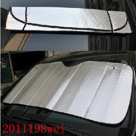 Car Front Metallic Windshield Window Sun Shade Cover